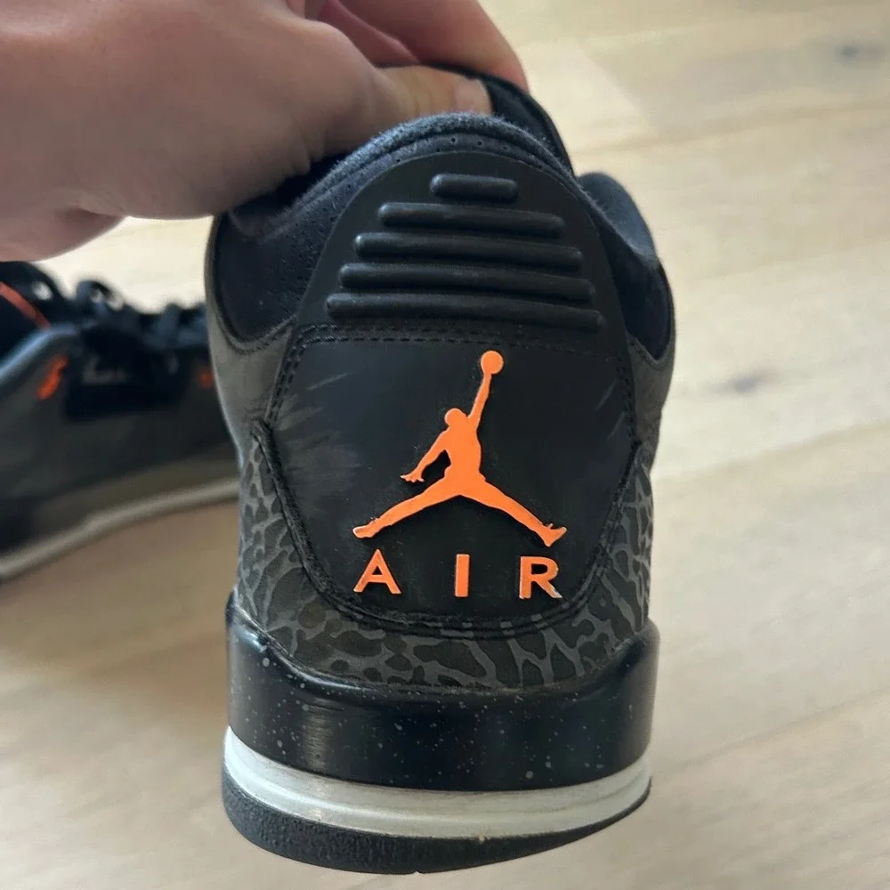 Jordan 3 Retro Fear Pack 2023 Sneakers Shoes Mens Size 11.5 Streetwear Hypebeast